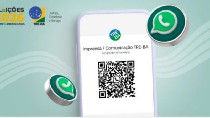 TRE-BA disponibiliza informações sobre as eleições pelo WhatsApp